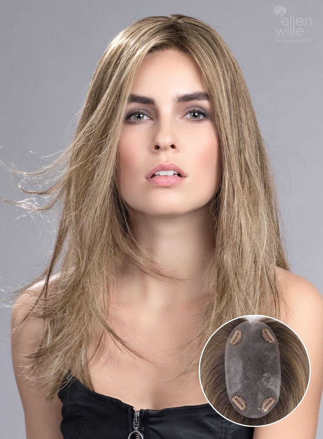 Topper de cabelo sintético moldável JUST LONG