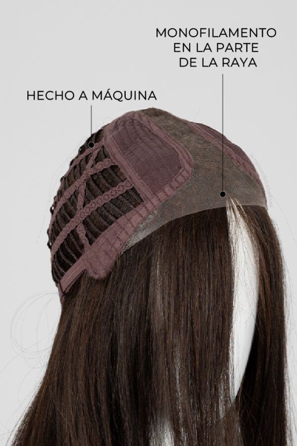 Peruca Sintética Modelável SLEEK MONO PART