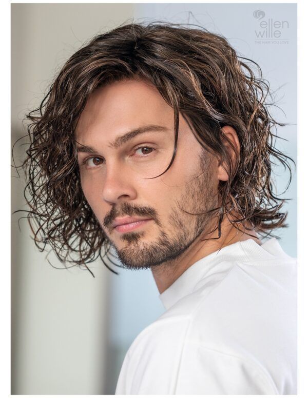 Peruca Masculina Sintética Modelável BRIAN