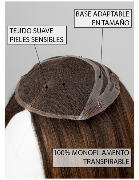 PLEASURE PLUS Natural Premium Hair Prosthesis
